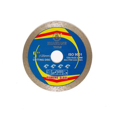 China 125MM 5 Diamond Tile Blade For Skill sah Glas gebohrte 22.23mm zu verkaufen