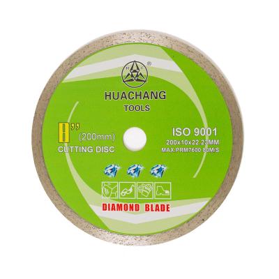 China 200mmx22.23mm 8 bewegen ununterbrochenen Rim Diamond Blade For Masonry Schritt für Schritt fort zu verkaufen