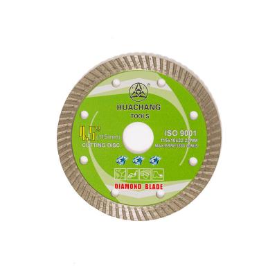 China Wellen-Turbos Rim Diamond Blade For Masonry Smooth 4,5 Zoll-115mmx22.2mm universelle Schnitte zu verkaufen