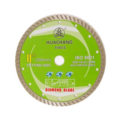 China 200m m x 22m m Diamond Blade Turbo Type 8