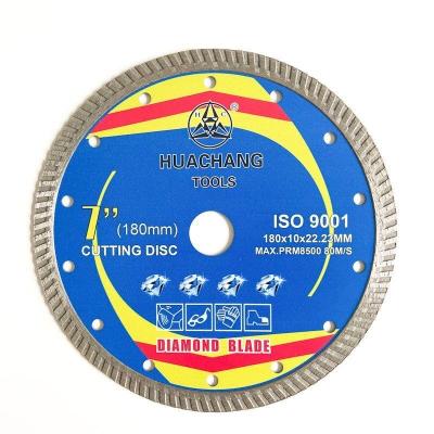 China 6 polegadas 180mm Diamond Blade Porcelain Cutting Disc para o furo do moedor de ângulo 22.23mm à venda