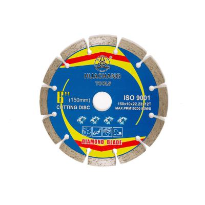 China 150x22.23mm Diamond Concrete Saw Blade 7 1/4“ 150mm 6 Duim Concreet Diamond Blade For Grinder Te koop