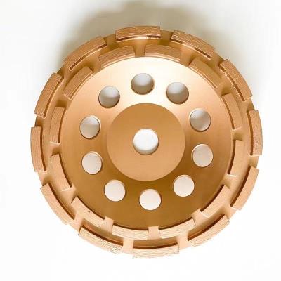 China 6 roda de moedura dobro rígida 6 Diamond Cup Wheel do copo da fileira da polegada 150mm à venda