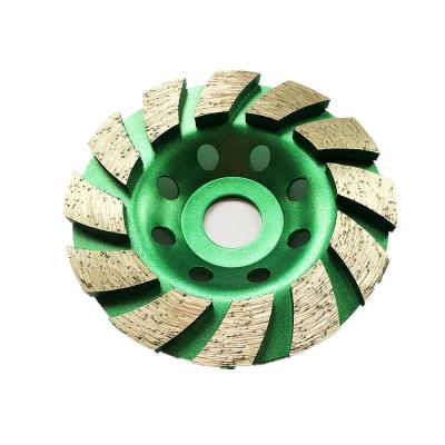 Cina 105mm Diamond Turbo Grinding Cup Wheel a 4 pollici per il calcestruzzo delle smerigliatrici di angolo in vendita