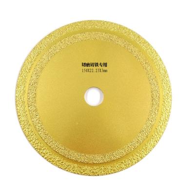 China 150x22.23mm 6 polegadas Diamond Blade For Grinder 150mm Diamond Cutting Disc Vacuum Brazed à venda