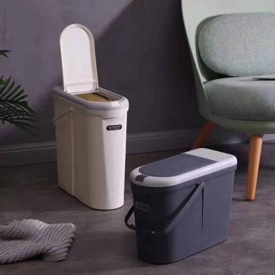 China Sustainable Hot Sale Customized Rectangle Small Office Plastic Waste Bins For Home for sale