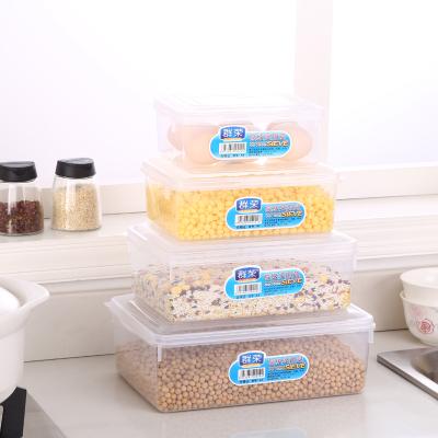 China Fresh Preservation Durable Kitchen Storage Boxes Clear Plastic Food Container for sale