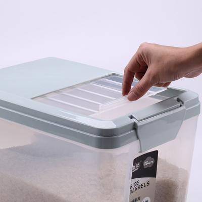 China 13L Plastic Storage Boxes and Cereal Viable Rice Insect Proof Storage Box Rice Container Bins for Rice Storage, Keep Food Dry Use for 5-7 Days for sale