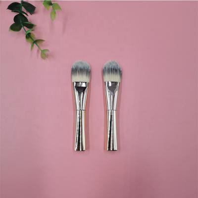 China High Quality Flat Brush Texture Small Base Sweep Nylon Hair Close Skin Makeup Brush With Same Beauty Brush for sale