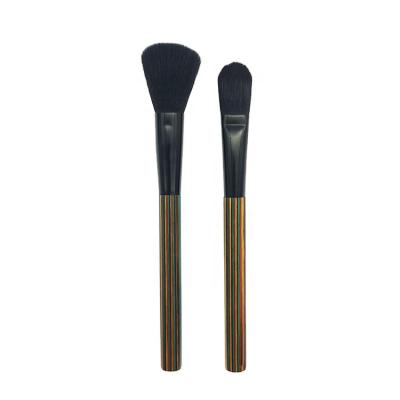 China Smudge Brush New Shine Color Handle Makeup Brush Non-trace Wooden Base Sweep Blush Powder To Sweep Hair Multifunctional Soft Makeup for sale