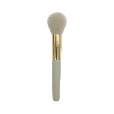 China Pure Smudge Brush Wool Powder Sweep Real Hair Makeup Portable Setting Powder Blush Brush Non-peeling Soft Animal Brush for sale