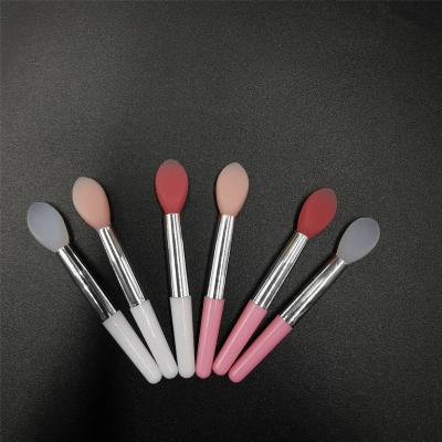 China Angular Blush New Product 1 Pcs Mini Lip Brush Portable Professional Custom Private Label Brushes For Skin Care Lip for sale