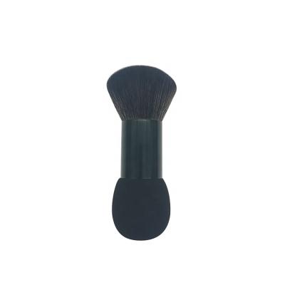 China Shenzhen High Quality Foundation Liquid Stain Brush Double Head Sweep Black Hydrophilic Nylon Beauty Powder Blast Hair Brush for sale