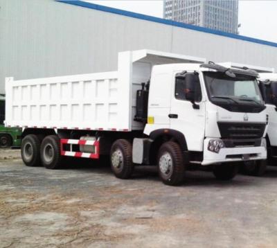 China New Design Sinotruck International howo A7 12 wheel 40 ton 70 ton mine sand 8x4 dump truck > 8L for sale