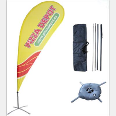 China Polyester Teardrop FLYING Flag 2014 Happy New Years Flag Banner Flags Decorative Banners for sale