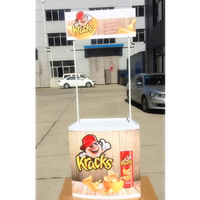 China Portable Folding Promotion Pop Up Table Bakery Display Counter for sale