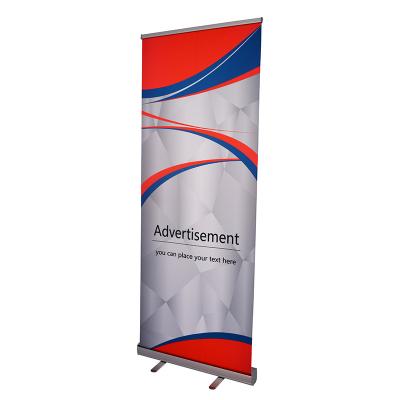 China Advertising/promotion/trade show market standard roll up transparenteconomic pull up stand roll up 24x70cm retractable roller banner for sale