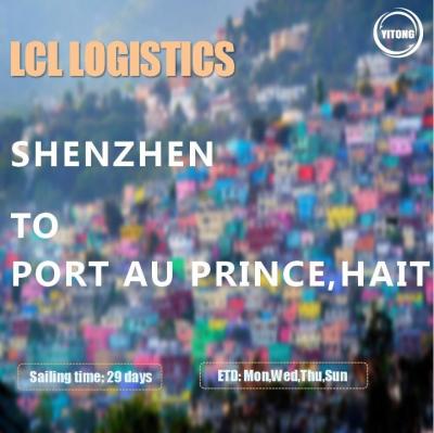 Chine Service d'expédition internationale du GOUSSET LCL d'EXW de Shenzhen pour mettre en communication prince Haiti d'Au à vendre