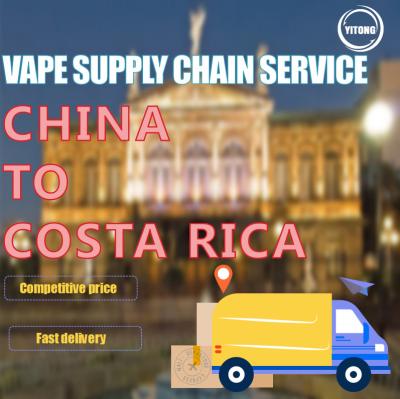 China Logística segura de la cadena de suministro de Vape de China a Costa Rica End To End Service en venta