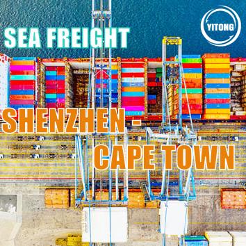 Chine Shenzhen to Cape Town International Sea Freight Service  FOB CIF EXW  Trade Term à vendre