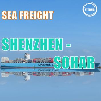 Chine Shenzhen to Sohar Oman global sea freight forwarding services	Each Wed à vendre