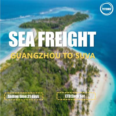 Cina Each Sat International Sea Freight Forwarder Guangzhou To Suva Fiji in vendita