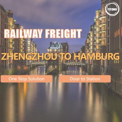 China Rail Cargo Forwarder Transport DDP Train Shipping Agent Railway Freight To Hamburg for sale