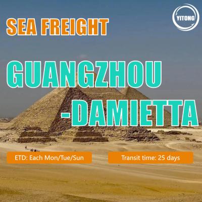 Chine Frais maritimes pour conteneurs FCL/LCL Transports maritimes à destination de Damietta en Égypte à vendre