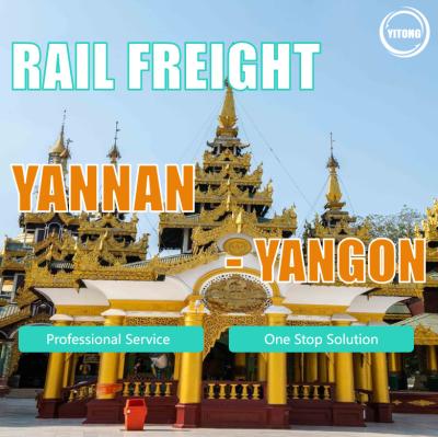 Chine Transport ferroviaire de marchandises en vrac et de FCL de la Chine au Myanmar à vendre