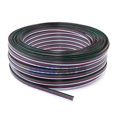 Κίνα RGB heating cable 4p 5p 6p 7p 8p 22awg 20awg 18awg 16awg led lighting extension line tinne copper wire προς πώληση