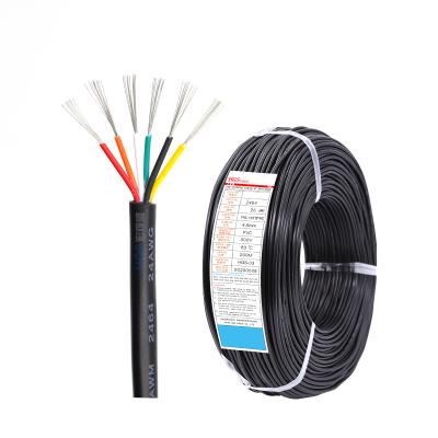 China Multi Core Wire ul2464 26awg 6C Electrical Heating Wire 7*0.16ts Tinned Copper Wire for sale