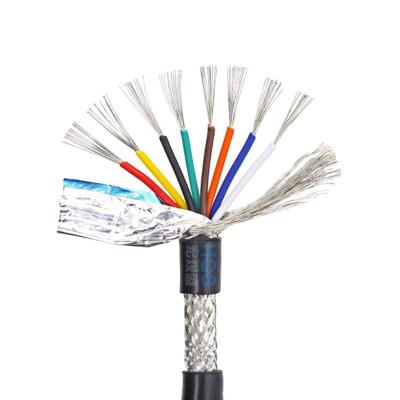 Китай 24Awg 8Core Low Voltage Heating Double Shielded Signal Wire Tinned Copper UL2464 продается