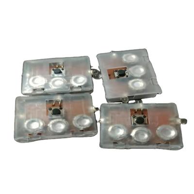 China Shoe Light Wholesale Shoe Accessories Decorative AG3 Battery Shoes Flashing Light for sale