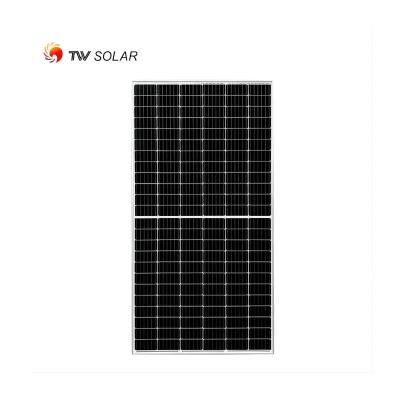 China TW Solar TWMND-72HS 565W 570W 575W 580W 585W N Type 144cell Half Cell Monofacial Solar Panel 182mmx182mm (72) for sale