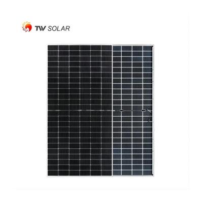 China TW Solar P-Type Half-cell Bifacial Module 540W 545W 550W 560W Solar Panel Manufacturer Power Suppliers 182mmx182mm for sale