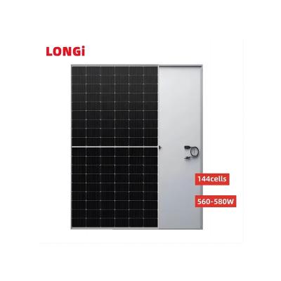 China Longi Hi-MO6 LR5-72HTH 560W 565W 570W 580W Solar Panels 182mm High Power Solar Panel 182mmx182mm for sale