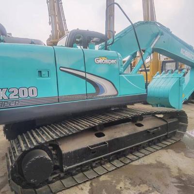 China Good condition 20tons kobelcosk200-8 excavator sk200 crawler excavator sk200-8 kobelco from Japan for sale 0.93MÂ ³ for sale