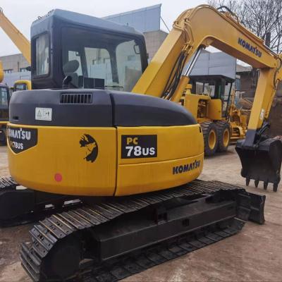 China used komasu pc78us mini crawler excavators with hydraulic thumb 0.12MÂ ³ for sale