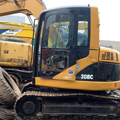 China Used mini excavator cat308C for road making machine 8tons for sale 0.09MÂ ³ for sale