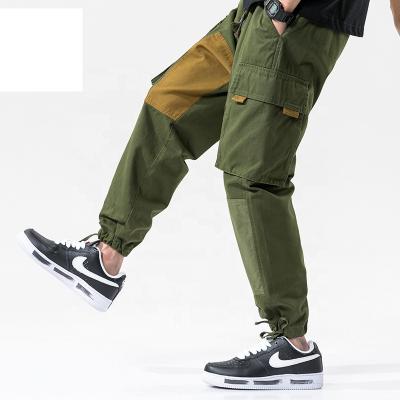 China Wholesale 100%cotton Anti-pilling Multi Pockets Loose Pattern Patch Look Men's Cargo Chinos Pants Mens Trotter Panties for sale