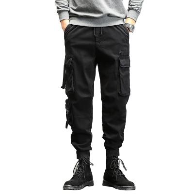 China 2021 Hotsale Autumn Winter Men's Cotton Spandex Fashion Fit Military Slim Elastic Leg Anti-pilling Cargo Pants Overalls for sale