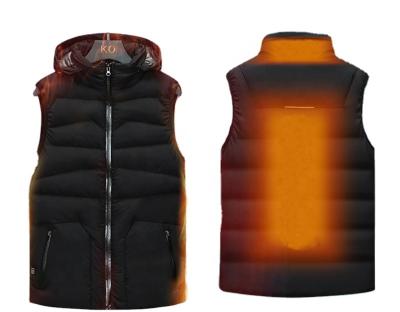 China Wholesale GT20A12-9 Breathable Smart Charging 3 Level Control Power Bank USB Charging Heated Mens Winter Jacket Sleeveless Vest for sale