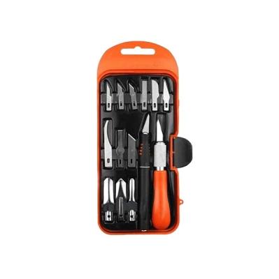 China Easy Carry Hot Selling Carving 14pcs Carving Knife Set With Low Price for sale