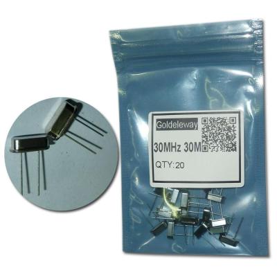 China 100pcs/set Crystal Oscillator 30mhz 30.000MHz 30M Crystal HC-49S HC-49S 30.000MHz Crystal Oscillator 2 pin smd crystal for sale