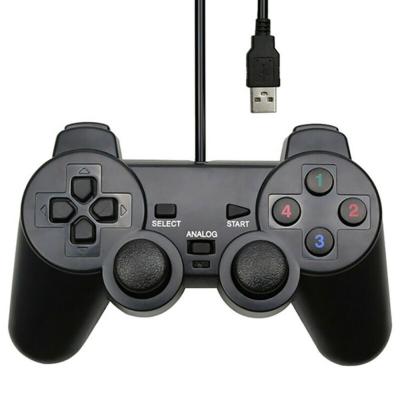 China Cheap Vibration Shock Price USB Gamepad Joypad Games Arcade Vibration Wired Joystick PC PC Controller for sale