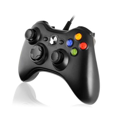 China Dual Vibration Gaming Games Drop Shipping Game Cable Gamepad Wired Controller For XBOX 360 for sale