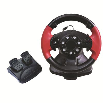 China With PS3 PS2 handbreak 3 in 1 PC racing 200 degree PS3 game steering wheel driving wheel for sale