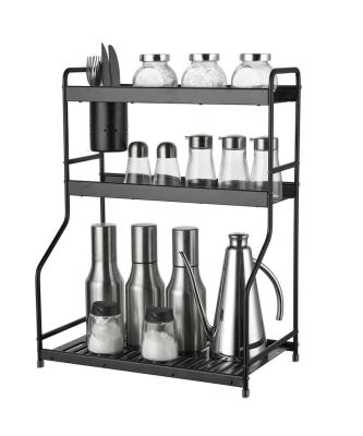 China Modern 3 Tier Aluminum Spice Rack for Kitchen for sale