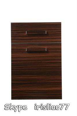 China Modern acrylic sideboard door with wood grain patterns for sale