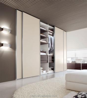 China Easy To Clean And Assemble Wall To Wall Bedroom Wardrobe Sliding Doors Designs for sale